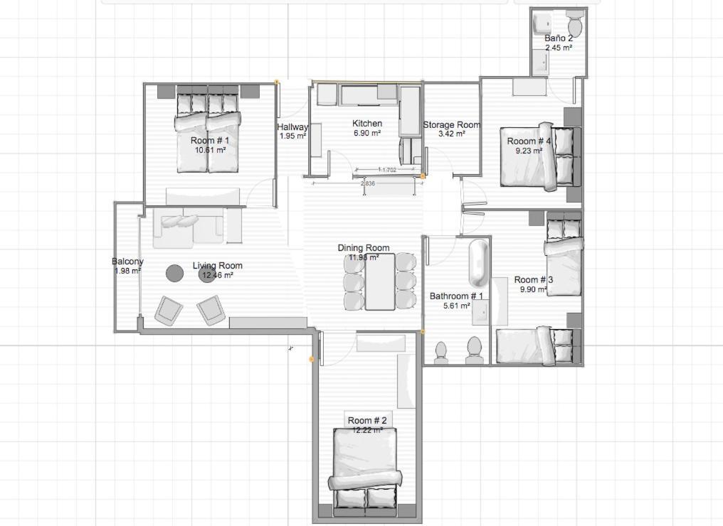Acogedor Apt 8Pax 4Bdr 2Bth- Cozyhomesevilla2 Exteriör bild